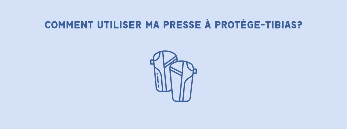 Utiliser facilement une presse à protège tibia pour impression en sublimation