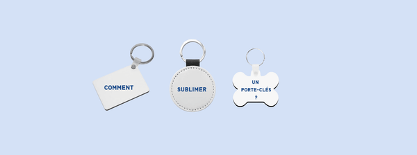 How to personalize a sublimation key ring?