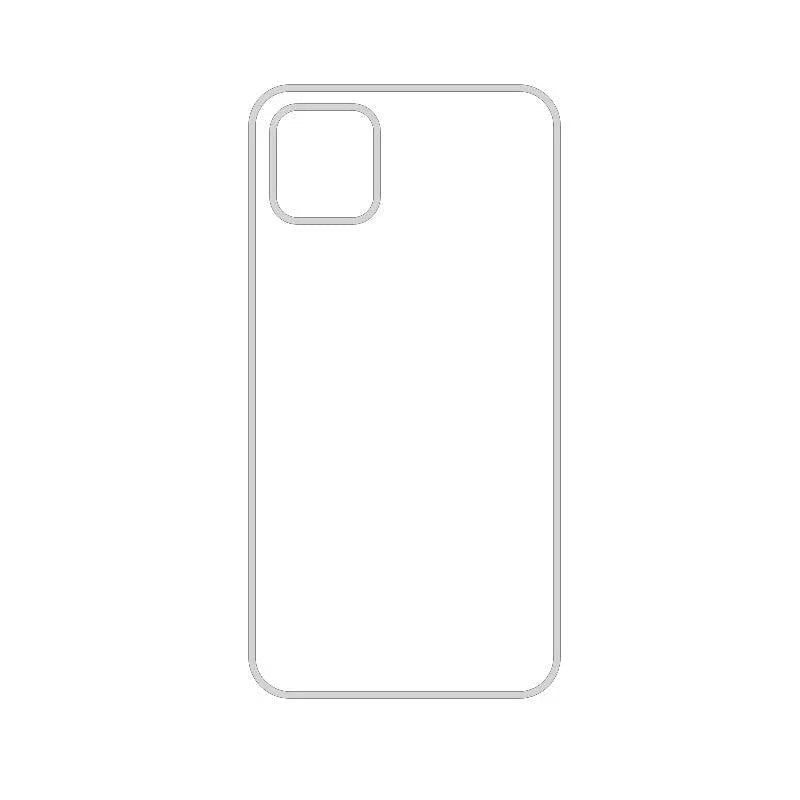 Coque-sublimation.fr Coque Sublimable IPhone 11 Pro Coque Sublimation Apple - Contour transparent Coque Sublimation Apple - Contour transparent