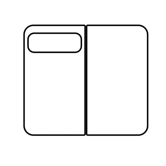 Obudowa do sublimacji Google Pixel - Czarna ramka Google Pixel Fold składany
