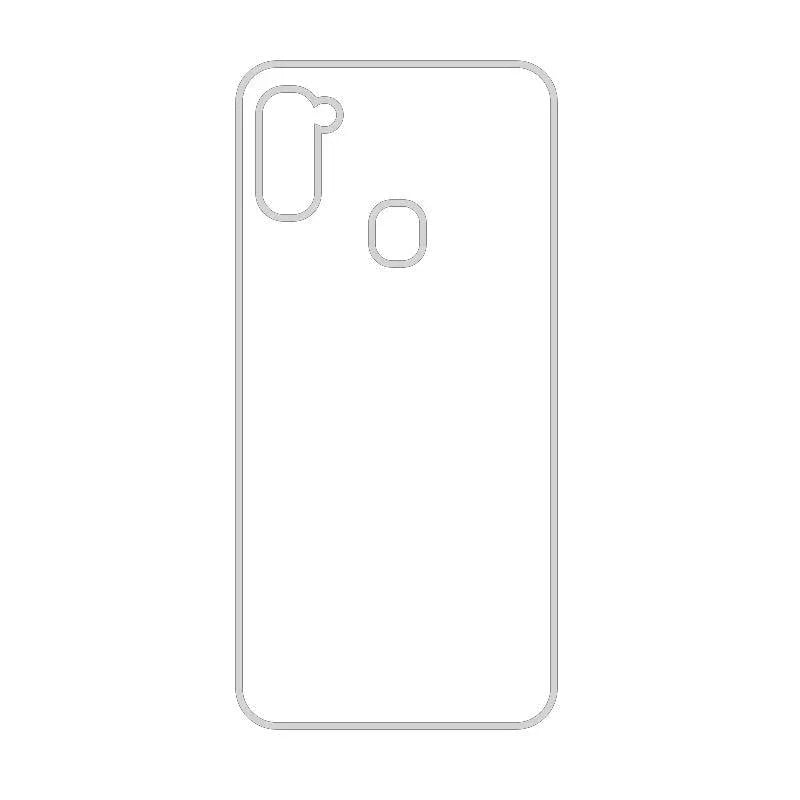 Coque-sublimation.fr Coque Sublimable Samsung Galaxy A11 Coque Sublimation Samsung Galaxy A - Contour transparent Coque Sublimation Samsung Galaxy A - Contour transparent