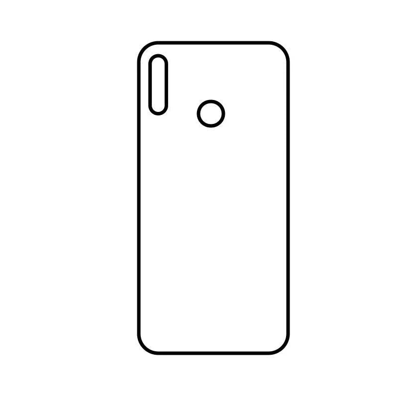 Coque-sublimation.fr Coque Sublimable Huawei Y9 2019 / Noir Coque Sublimation Huawei et Honor Coque Sublimation Huawei et Honor
